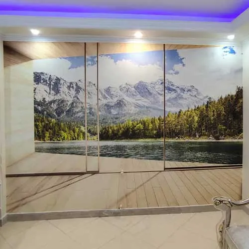 نصب کاغذ دیواری اتاق مطالعه