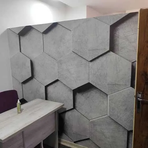 نصب کاغذ دیواری سه‌بعدی
