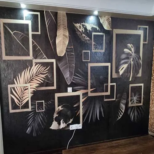 نصب کاغذ دیواری مدرن و شیک