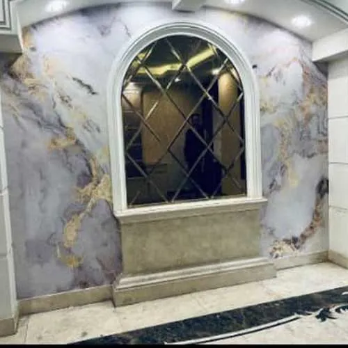 نصب کاغذ دیواری ساده و شیک